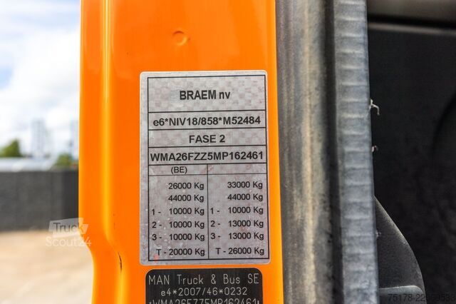 Kampókaros rendszer MAN TGS 33.430 BB