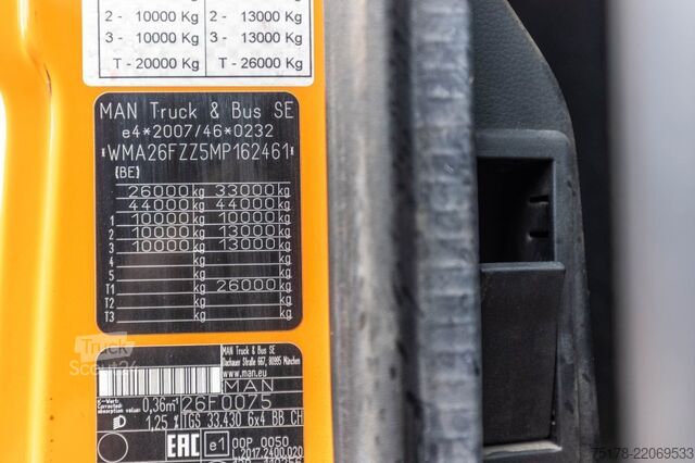 Kampókaros rendszer MAN TGS 33.430 BB