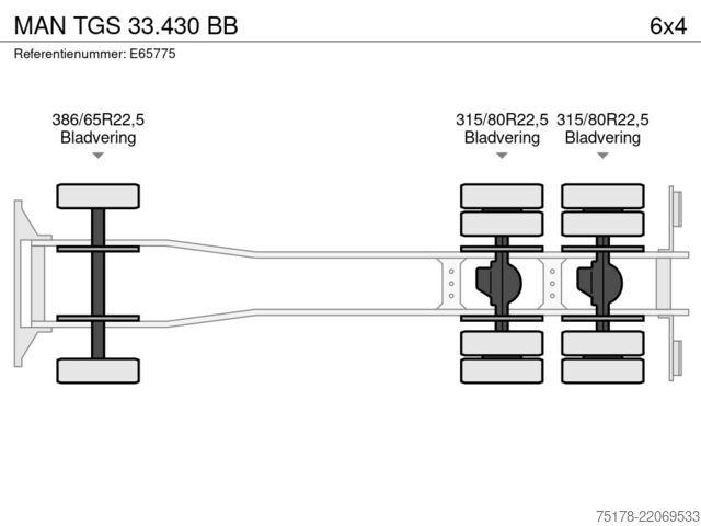 Kampókaros rendszer MAN TGS 33.430 BB