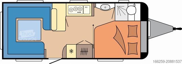 Bivalnik HOBBY Excellent 560 CFe