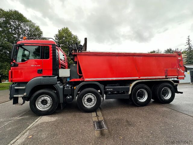 Golv MAN TGS 35.440 8x4*blatt* FLIEGL*Asphaltschieber*Sc...