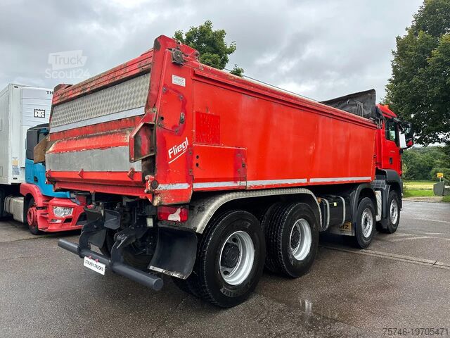 Golv MAN TGS 35.440 8x4*blatt* FLIEGL*Asphaltschieber*Sc...