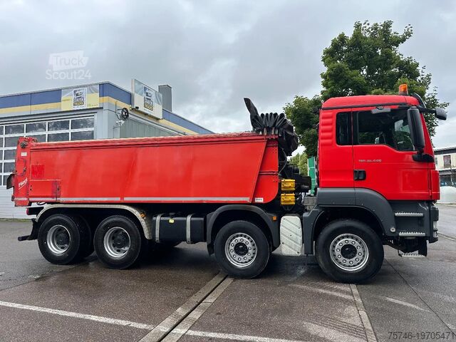 Golv MAN TGS 35.440 8x4*blatt* FLIEGL*Asphaltschieber*Sc...