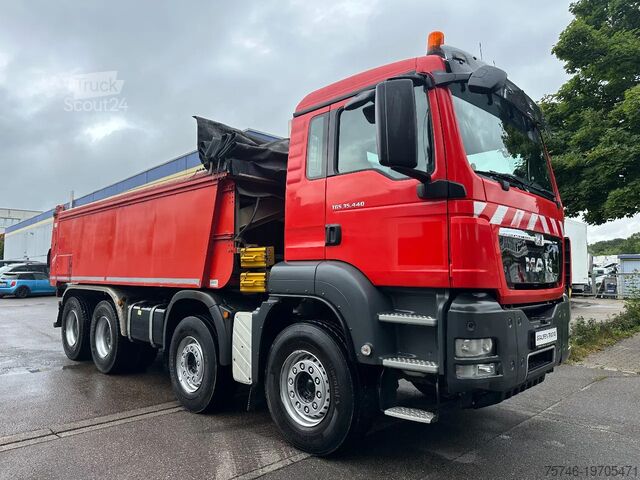 Golv MAN TGS 35.440 8x4*blatt* FLIEGL*Asphaltschieber*Sc...