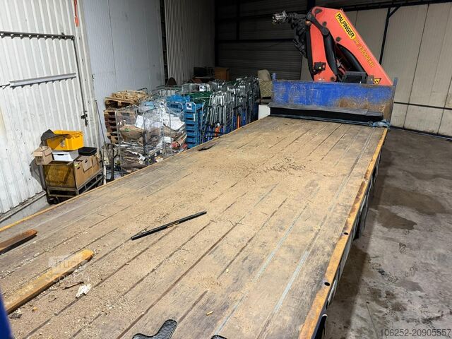 Ladepritsche Scania P410 8x4 PRITSCHE + KRAN PALFINGER PK33002 F (7...