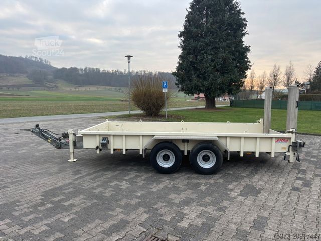 Remolque de plataforma baja JOTHA TAL 5046 Tiefladeranhänger/Verzinkt/Verstelldeic