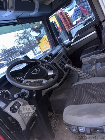 Tenteli düz yataklı kamyon MAN TGL 12.250 DOKA /Motorabtrieb/Anbauplatte