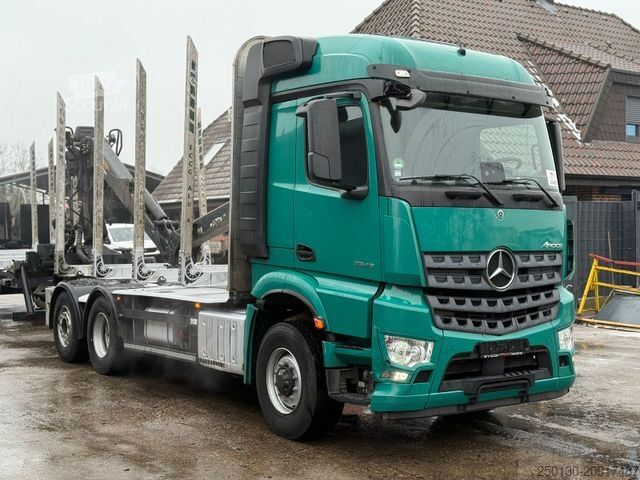 Holztransporter LKW MERCEDES-BENZ Arocs 2546 BL 6x4HAD Palfinger LK Lenk/Lift