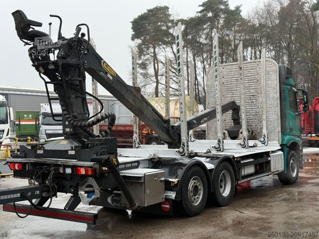 Holztransporter LKW MERCEDES-BENZ Arocs 2546 BL 6x4HAD Palfinger LK Lenk/Lift