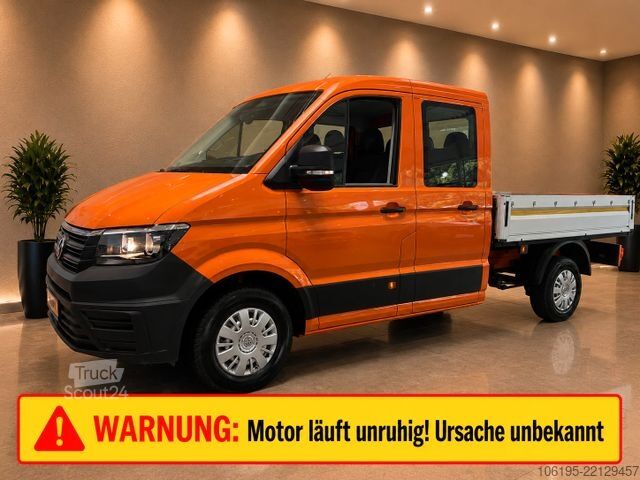 Pick-up bestelwagen VOLKSWAGEN Crafter DoKa Pritsche*Motor läuft Unrund*