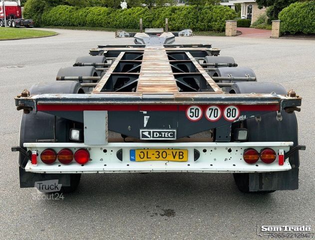 Semi-remorque à carrosserie interchangeable D-TEC VCC-01 FT-LS-S FRONT+MIDDLE+BACK SLIDER 20-40-45