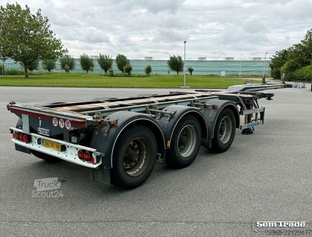 Semi-remorque à carrosserie interchangeable D-TEC VCC-01 FT-LS-S FRONT+MIDDLE+BACK SLIDER 20-40-45