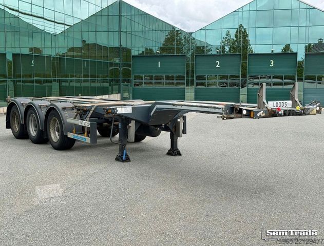 Semi-remorque à carrosserie interchangeable D-TEC VCC-01 FT-LS-S FRONT+MIDDLE+BACK SLIDER 20-40-45
