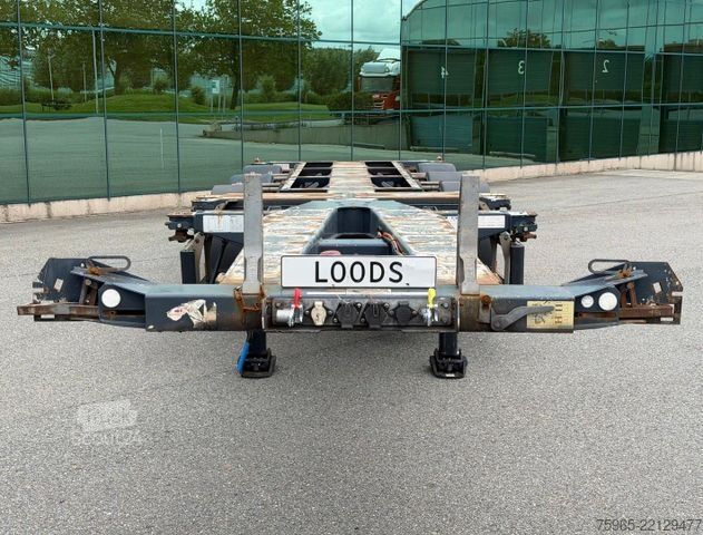 Semi-remorque à carrosserie interchangeable D-TEC VCC-01 FT-LS-S FRONT+MIDDLE+BACK SLIDER 20-40-45