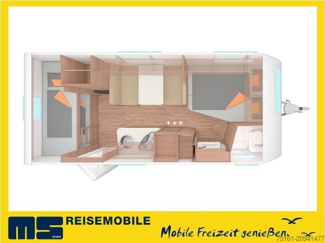 Caravana WEINSBERG CARAONE 500 FDK EDITION HOT /-2025-/ETAGENBETTEN
