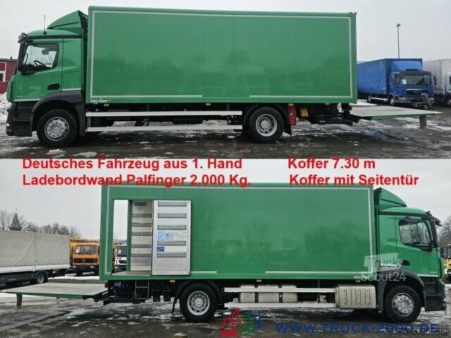 Фургон (грузовой автомобиль) Mercedes-Benz Actros 1824 Koffer 7,30 m LBW 2t. MBUX 1.Hand