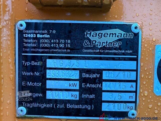 Szemetesautó Mitsubishi Canter Fuso 5S13 Müllwagen mit Presse Hagemann