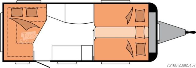 Lakókocsi HOBBY De Luxe 495 UL Modell 2026 / 1800 kg