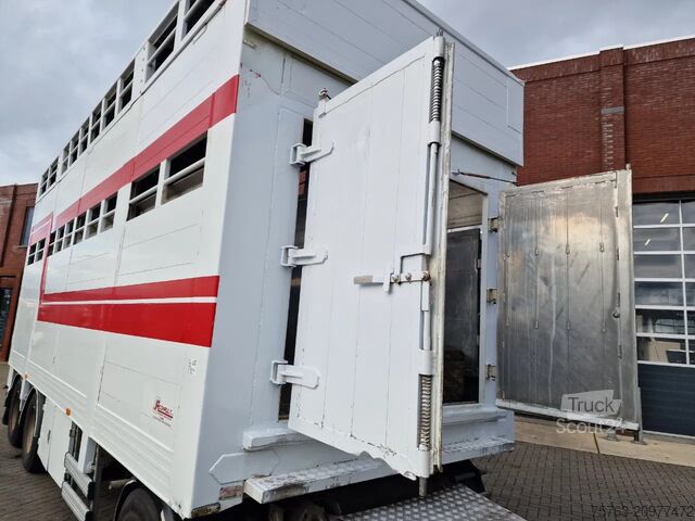 Veetransport Samro 3 axle - 2 deck livestock - Lifting roof - Regn...