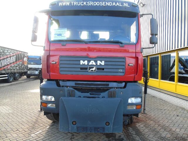 Camion-grue MAN TGA 41.440 8X4 + HIAB 166 E-3 HIPRO + REMOTE + ...