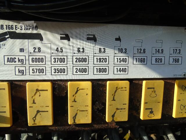 Camion-grue MAN TGA 41.440 8X4 + HIAB 166 E-3 HIPRO + REMOTE + ...