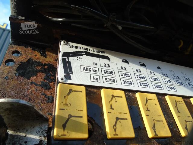 Camion-grue MAN TGA 41.440 8X4 + HIAB 166 E-3 HIPRO + REMOTE + ...