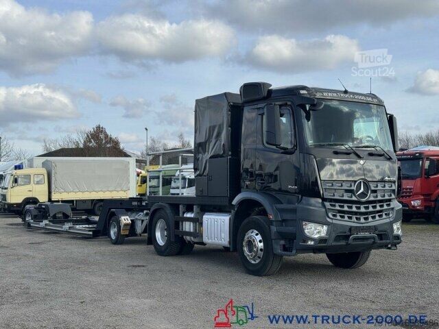 Camion porte-voitures Mercedes-Benz Arocs 2143 + GLORIA Tiefbett Spezial (2021)