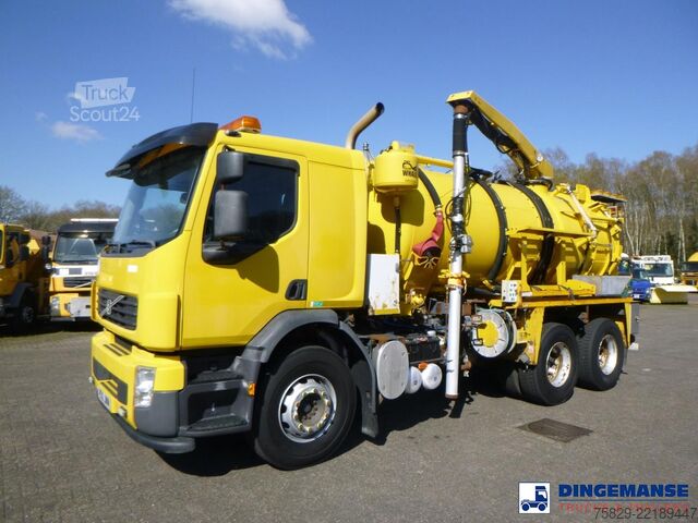 Засмукващо превозно средство Volvo FE 300 6X4 Whale vacuum tank 10.2 m3