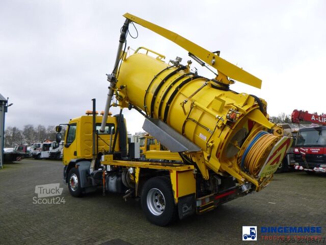 Засмукващо превозно средство D.A.F. LF 55.220 4X2 Whale vacuum tank 8.1 m3