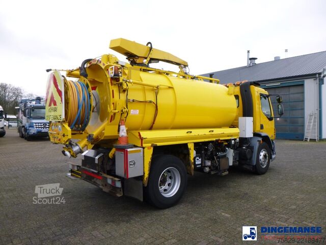 Засмукващо превозно средство D.A.F. LF 55.220 4X2 Whale vacuum tank 8.1 m3