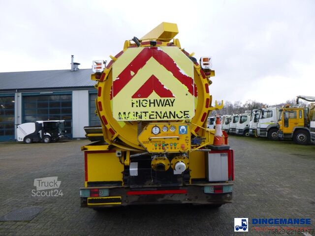 Засмукващо превозно средство D.A.F. LF 55.220 4X2 Whale vacuum tank 8.1 m3