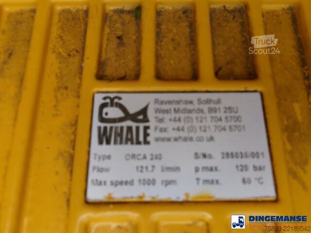Відсмоктувач DAF LF 220 4X2 Whale vacuum tank 7 m3