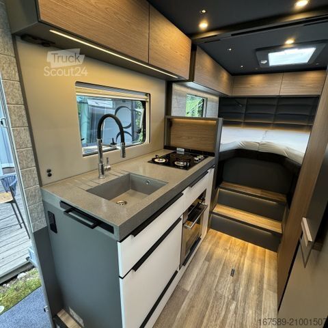 Integraal camper NIESMANN+BISCHOFF Arto 78, Fest-/Gastank,Hubstütz,SAT,Klima,450Ah