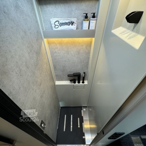 Integraal camper NIESMANN+BISCHOFF Arto 78, Fest-/Gastank,Hubstütz,SAT,Klima,450Ah