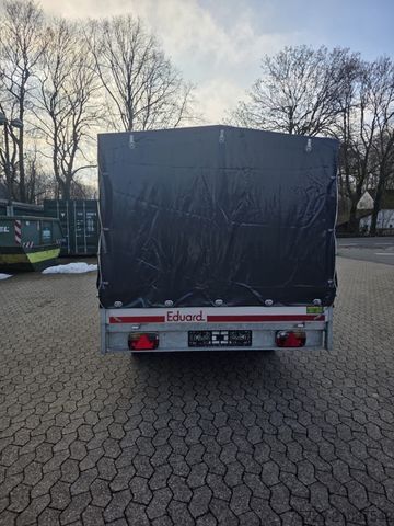 Remorque ouverte avec bâche EDUARD Pritsche Plane 2 T Hochladeanhänger 3,10L 1,80 B