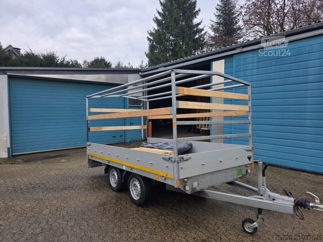 Remorque ouverte avec bâche EDUARD Pritsche Plane 2 T Hochladeanhänger 3,10L 1,80 B