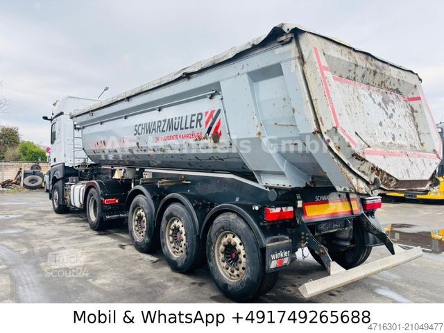 Ημιρυμουλκούμενο ανατρεπόμενο SCHWARZMÜLLER K-Serie SK 28m3 E-Verdeck|Liftachse|Alcoa|Wabco