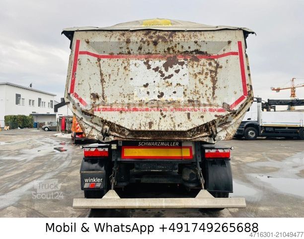 Ημιρυμουλκούμενο ανατρεπόμενο SCHWARZMÜLLER K-Serie SK 28m3 E-Verdeck|Liftachse|Alcoa|Wabco