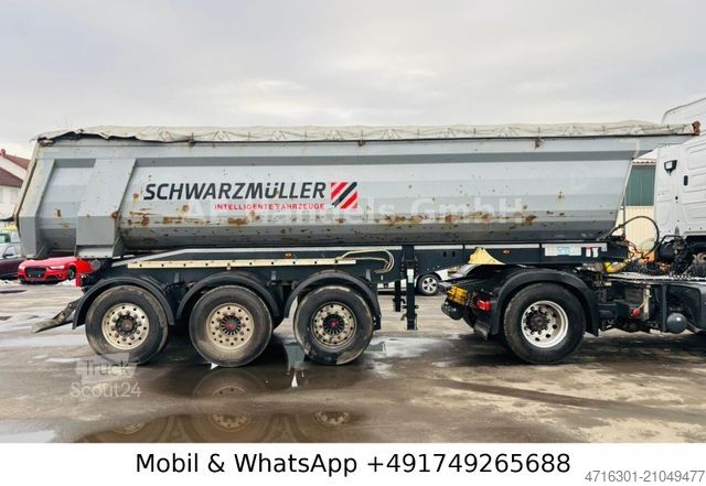 Ημιρυμουλκούμενο ανατρεπόμενο SCHWARZMÜLLER K-Serie SK 28m3 E-Verdeck|Liftachse|Alcoa|Wabco