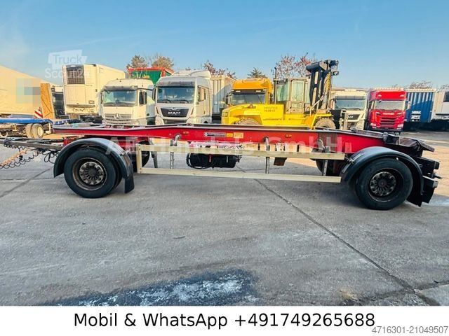 Roll off trailer HÜFFERMANN HSA 18.70 Abrollanhänger Drehschemel | Wabco