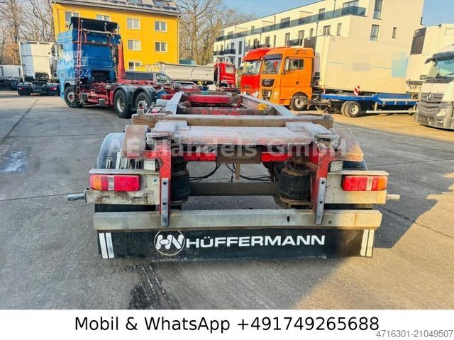 Roll off trailer HÜFFERMANN HSA 18.70 Abrollanhänger Drehschemel | Wabco
