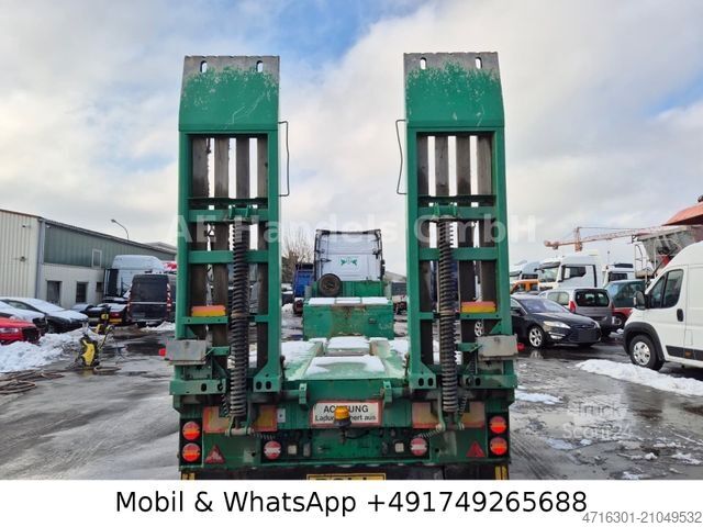 Low loader semitrailer DOLL T2H Forst Teleskop 5,7M *Funk|Rampen|2xLenkachse