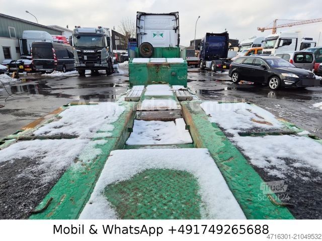 Low loader semitrailer DOLL T2H Forst Teleskop 5,7M *Funk|Rampen|2xLenkachse