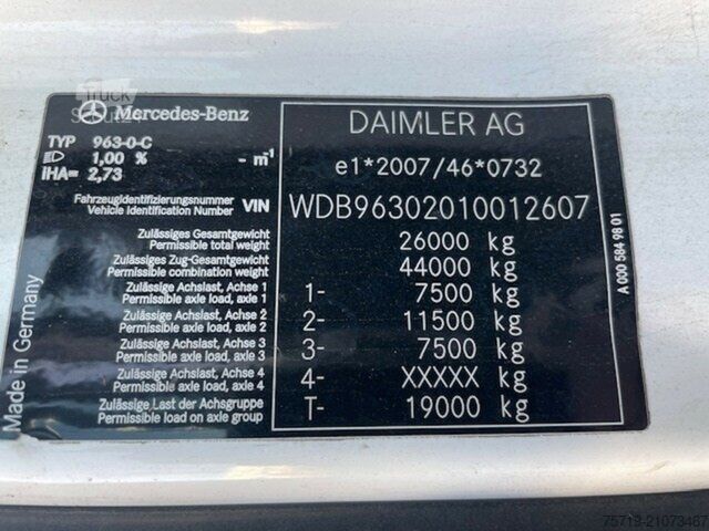 Müllwagen Mercedes-Benz 2533 6x2 Antos Faun RotoPress