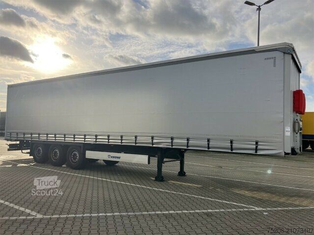 Open semitrailer with tarp Krone Profi Liner SDP 27 eLB50-CS