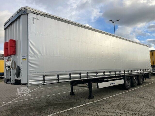 Open semitrailer with tarp Krone Profi Liner SDP 27 eLB50-CS