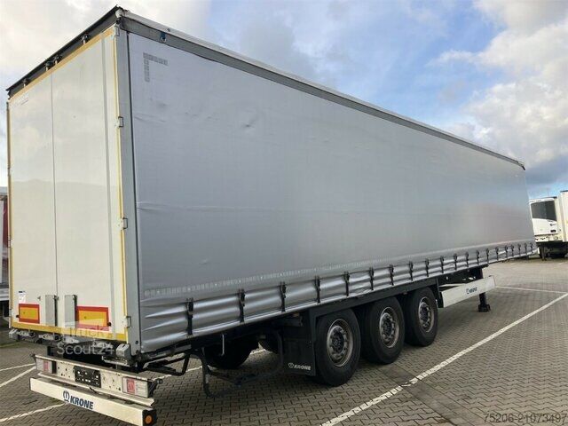 Open semitrailer with tarp Krone Profi Liner SDP 27 eLB50-CS