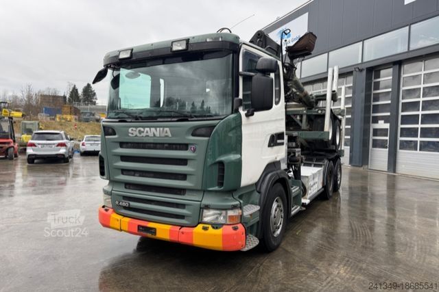 Spezial-LKW SCANIA R480 6x2 Loglift F265 mit Dolly