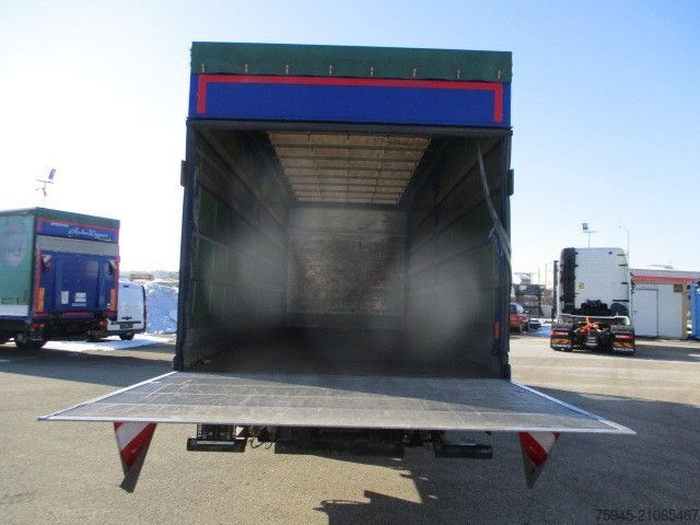 Φορτηγό πλατφόρμα με μουσαμά RENAULT D12/280, LBW, TÜV 03/2026