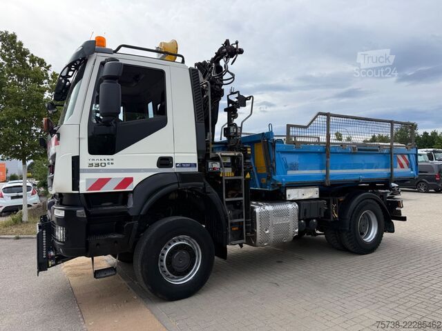 Damperli kamyon IVECO Trakker 330 4x4 Meiller Kipper+Hiab 088B-2 Funk